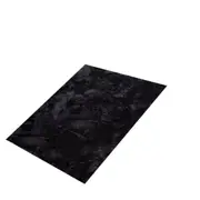 Black Floor Rug Rugs Fluffy Area Carpet Shaggy Soft Large Pads