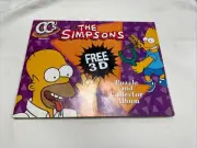 SIMPSONS AUSTRALIA 1998 CC’s LENTICULAR 3D PUZZLE PEICES & ALBUM AS NEW COMPLETE