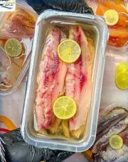 Premium Boneless Fesikh (فسيخ مخلي), 0.5 Kg, Salted Fermented Mullet, باب البحر