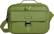 MOSISO Camera Bag Case, DSLR/SLR/Mirrorless Photography Camera Messenger Bag Compact Crossbody Padded Shoulder with Rain Cover Compatible with Canon/Nikon/Sony, Lenses, Army Green