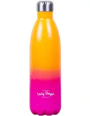 Lazy Dayz Jumbo Drink Bottle 1L Orange Pink Ombre