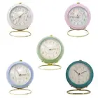 Analog Alarm Clock Simple & Stylish Design for Bedside / Bedroom / Office Decor