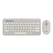 Logitech K380S Pebble 2 Combo Wireless Keyboard & Mouse (Tonal Sand)