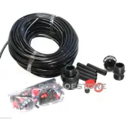 75ft Garden Greenhouse Irrigation Plant Watering Dripping Hose Sprinkler System