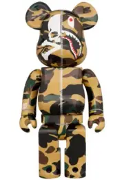 BE@RBRICK MASTERMIND VS BAPE YELLOW 1000% MEDICOM TOY Bearbrick A BATHING APE