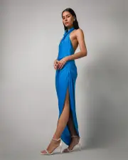 Sydney Backless Draped Dress