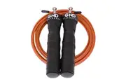 GND SR Speed Skipping Rope // Single Ball Bearing // Electric Orange