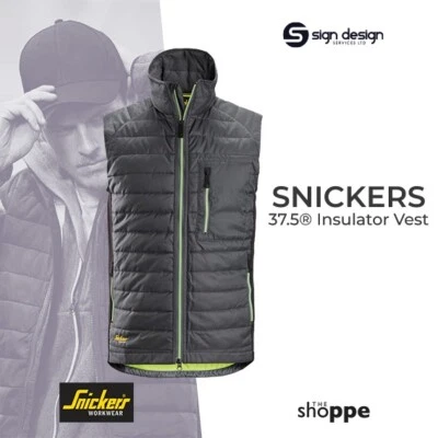 Snickers 37.5® Insulator Vest/Gilet/Body-Warmer - GREY/NAVY/BLACK - XS/2XL/3XL