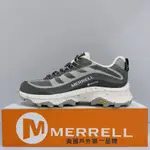 MERRELL MOAB SPEED GORE-TEX 女生 銀色 防水 戶外 運動 登山鞋 ML067526