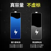 在飛比找ETMall東森購物網優惠-德力普18650鋰電池大容量3.7v/4.2v動力小風扇強光