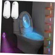 Toilet Night Light Motion Sensor, 8 Color Changing LED Wall Motion Sensor