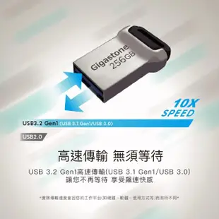 【GIGASTONE 立達】32GB USB3.2 鋅合金輕巧耐用隨身碟 UD-3400(32G USB3.2 高速隨身碟)