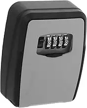 ZUNOXAZ Key Lock Box Wall Mounted Combination Lockbox for Outdoor Indoor Use Weather Resistant Security Box for Home Garage Office and More