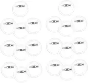 LIGHTAOTAO Acrylic Craft Pins 20pcs Button Pins for DIY Projects Photo Buttons School Badges High Clarity