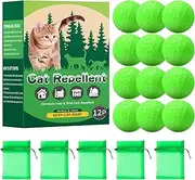 Outdoor Cat Control | Peppermint Indoor Cat Control | Plant-Based Natural Granular Ball to Guard Against Scratch and Chew, Keep Dogs Away from Yard