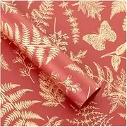 Wrapping Paper Bronzing Pearl Paper Pack of Three Sheets Delicate Texture Birthday Wrapping Paper 29.5in (Color : Purple)