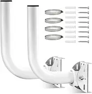 Universal Wireless Bridge Bracket Mount, Pole and Wall Mount for Outdoor Point to Point AP Access Point Client Bridge CPE, Pack of 2