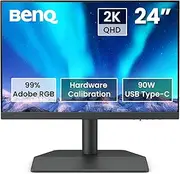 SW242Q｜BenQ 24” 2K QHD 16:10 Photographer Monitor, 99% Adobe RGB, Hardware Calibration