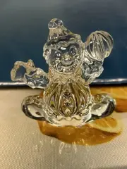 Princess House Crystal Clown 24% Lead Crystal “Clancy” the Rocking Clown