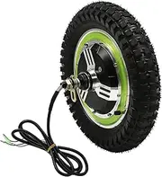 12'' Electric Bicycle Brushless Hub Motor Front Rear Wheel Cycle Bike E-Bike Hub Motor Conversion Kit 24V 350W Brushless Gearless Hub Motor Electronic Brake Disc Brake 15~30KM/H 600RPM
