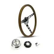 SAAS Steering Wheel SW701CHW & billet boss for Holden Monaro HQ HJ HX 1971-1980