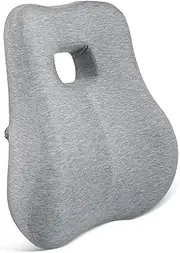 Cabilock Ergonomic Lumbar Support Pillow for Office and Car Back Cushion with Breathable High Density Filling for Couch and Desk Chair Comfort