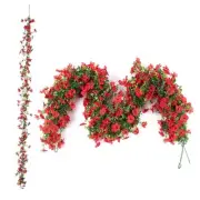 Artificial Flowers Garland Ivy, 4 Pack 5.9 FT Spring Summer Decorations UV