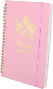 WEKADRIN Academic Year Planner Notebook Portable Daily Organizer Calendar User Friendly English Schedule Book for Home Office Planning