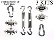 BlueDot Trading Shade Sail Hardware Kit for Square Rectangle 316 Stainless Steel