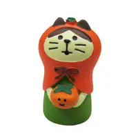 在飛比找PChome商店街優惠-【日本生活雜貨】橘色頭巾貓姑娘