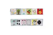 Taf Toys 3-in-1 Double-Sided 85cm Soft Book w Teether For Pram Cot Baby 0m+