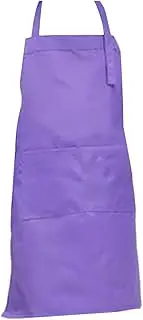 Fenteer Kids Apron Children Chef Apron for Cooking Baking Painting, L Purple