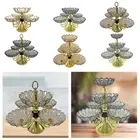Flower Shape Appetizer Platter Fruit Plate Fruit Bowl with Multi Compartment