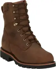 Chippewa Men's 59416 Waterproof Work Boot Soft Toe, Brown, US 14 EE