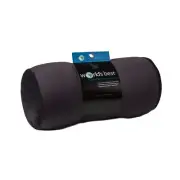 Worlds Best Microbead Bolster Tube Pillow Charcoal