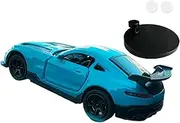 Wmqbjta Car Model Automotive Interior Accessories, 1/64 Inch Dynamic Birthday Gift Center Console Decoration, Car Dashboard Decoration, Blue Green