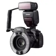 YONGNUO YN14EX II Macro Ring Flash for Canon DSLR Cameras, with Adapter Rings...