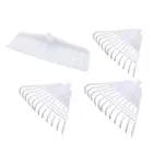 Leaf Rake Lawn Care Tool Head Garden Rake for Courtyard Mulch Garden Sweep