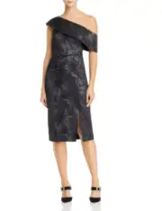 Aidan Mattox Popover Jacquard Dress 3B 1417