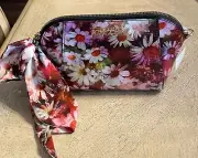 Betsey Johnson Floral Patent Crossbody Bag