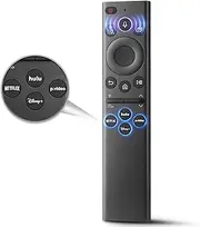 Voice Remote for Samsung-TV-Remote Replacement, Universal for 2019-2024 Samsung Smart TV Remote Control with Voice Control【No Solarcell】