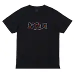 NCAA 短T 黑 彩色 刺繡LOGO 基本款 棉T 中性 7325103420