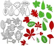 Metal Autumn Summer Ginkgo Leaves Die Cuts Autumn Maple Leaf Cutting Dies Emboss