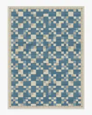 275' x 365' | Machine Washable Runner Rug | Kid & Pet Friendly | Indoor Rug | Blake Blue Rug | Ruggable