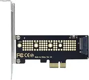 PCI-E NVMe Adapter Card,M.2 SSD to PCIe 4.0 3.0 X16/X8/X4/X1 Expansion Card,Support M-Key and M&B-Key in Size 2280/2260/2242/2230