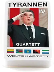 familie von quast - Quartet Game Tyrants 4 Inches - The Ultimate Card Game with 32 Sheets
