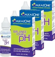 AlkaZone - Alkaline pH Booster Drops 1.25 fl oz (3-Pack)