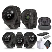 Garmin Instinct E 45mm, Outdoor GPS Smartwatch 16 Days Battery Life, Charcoal