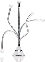 Fancii Chrome Gooseneck Attachment with Locking Suction Cup, for Luna, Mira and Maya Series Lighted Mirrors (Mirror Not Included)