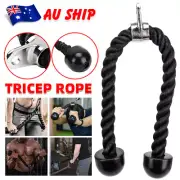 90CM Tricep Rope Gym Cable Attachment Press Push Pull Down Arm Exercise Fitness